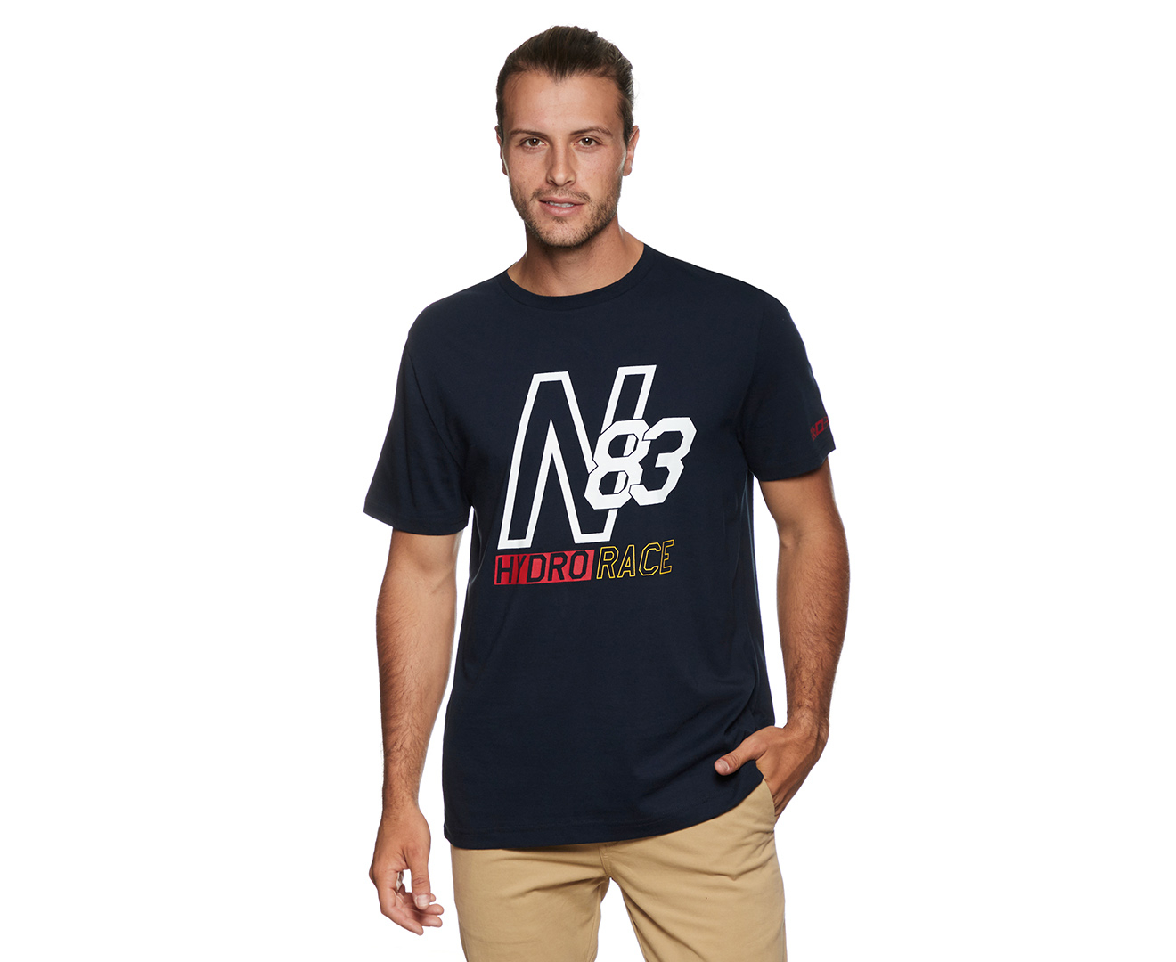 Nautica Men's Hydro Race N83 Tee / T-Shirt / Tshirt - Navy | Catch.com.au