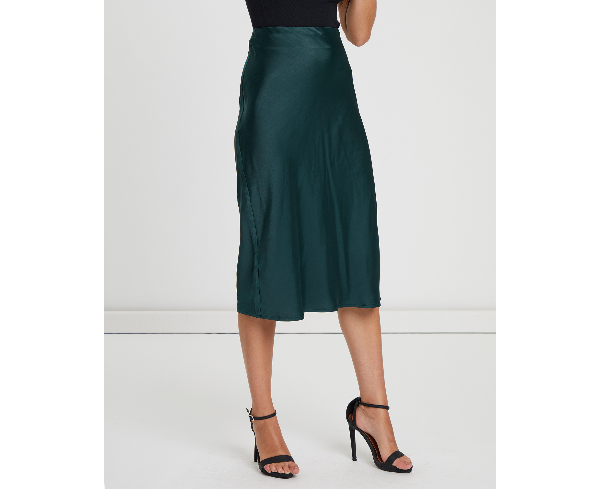Tussah Women's Dora Midi Skirt - Emerald | Catch.com.au