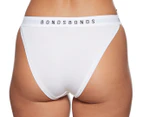 2 x Bonds Women's Originals Tanga Underwear - White