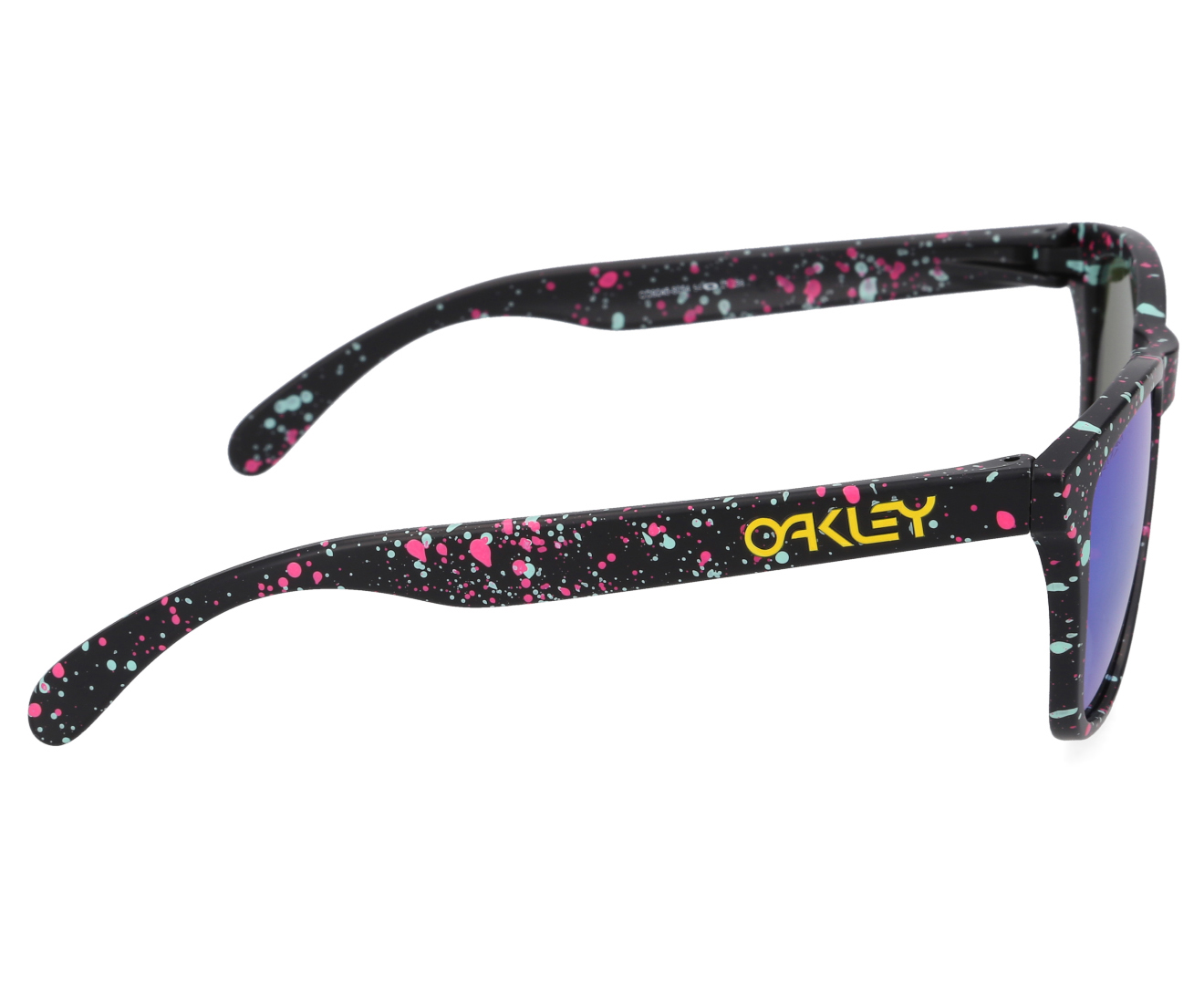 Oakley Frogskins Sunglasses - Splatter Black/Prizm Sapphire Iridium |  