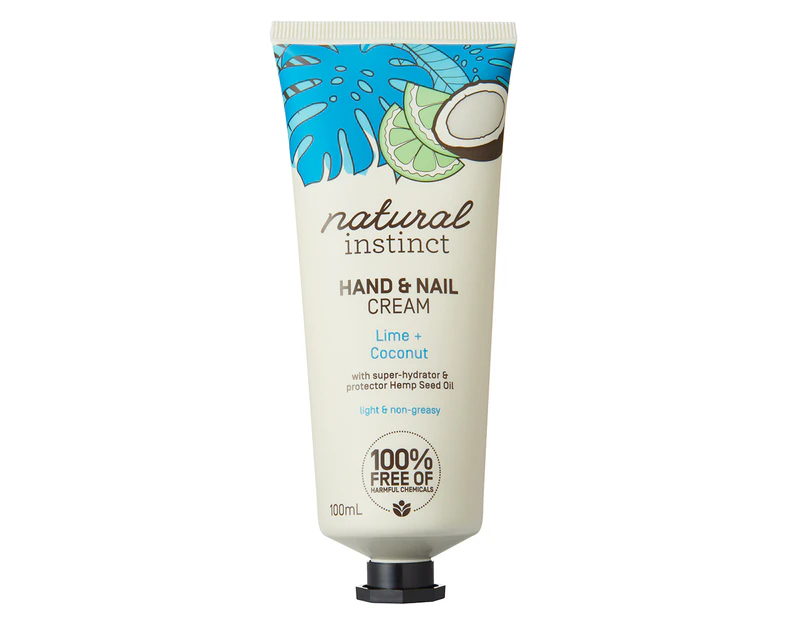 Natural Instinct Hand & Nail Cream Lime + Coconut 100mL