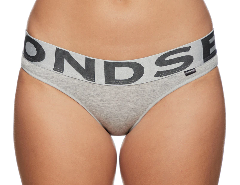 Bonds Women's Wideband Hiphanger Brief - Grey