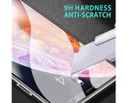 [2 Pack] ZUSLAB iPhone 11 Pro Max Tempered Glass Screen Protector Case Friendly 9H Hardness for Apple - Black