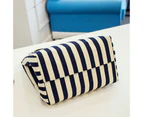 Sanne Multi-functional Stripe Lunch Tote Bag Lunch Bag - Blue