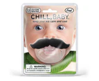 Chill, Baby Moustache Novelty Pacifier Dummy