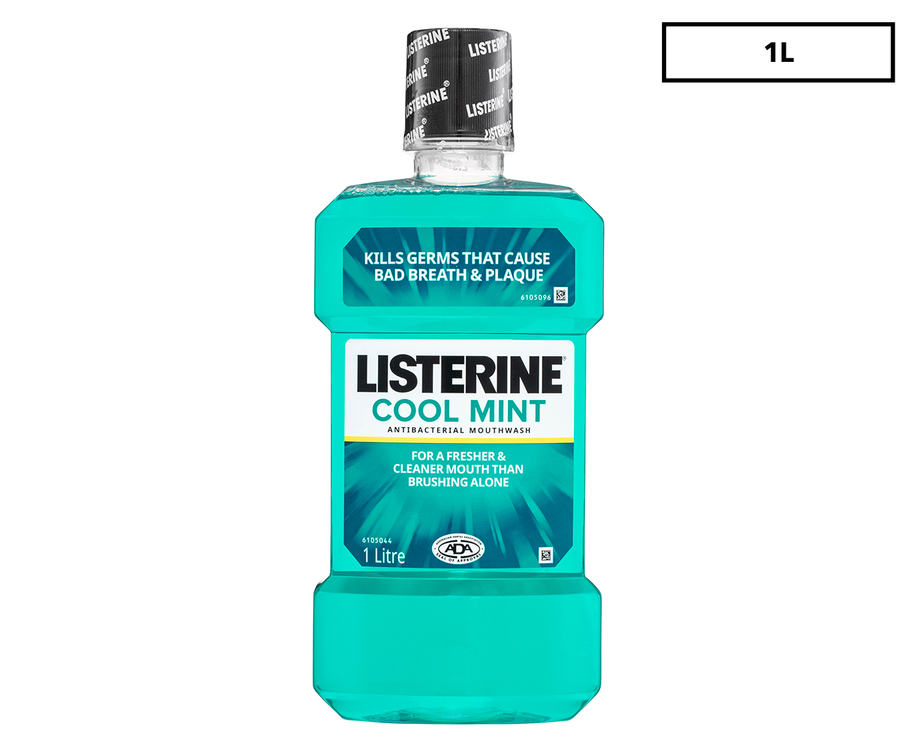 Listerine Cool Mint Antibacterial Mouthwash 1L | Catch.co.nz