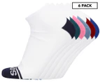 Bonds Men's Fave Trainer Socks 6-Pack - White/Multi