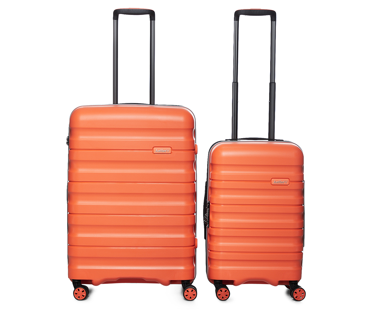 antler orange suitcase