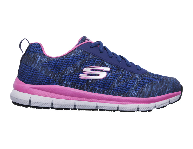 Skechers Women's Comfort Flex Pro HC SR II Shoes - Navy/Pink