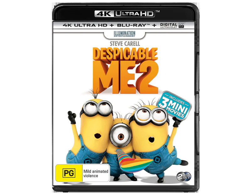 Despicable Me 2 4K Ultra HD Blu-ray UHD Region B