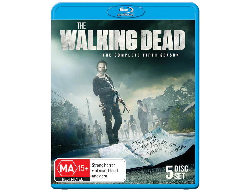 The Walking Dead The Complete Fifth Season 5 Box Set Blu-ray Region B