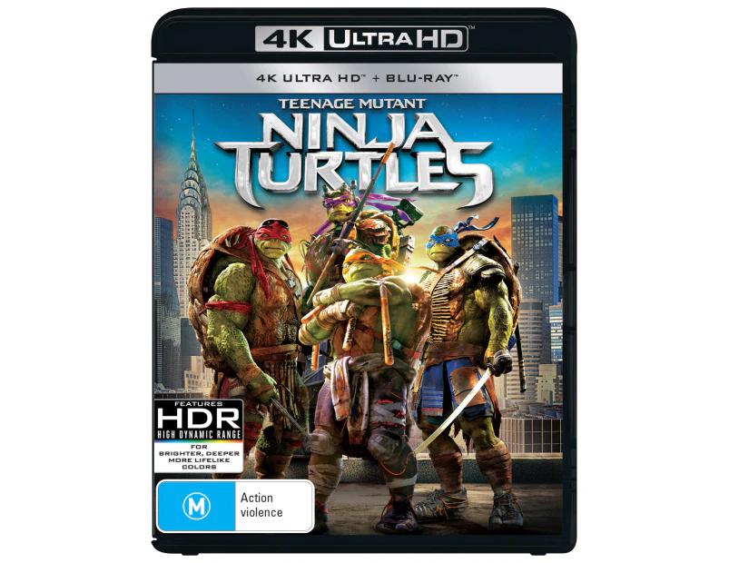 Teenage Mutant Ninja Turtles 4K Ultra HD Blu-ray UHD Region B