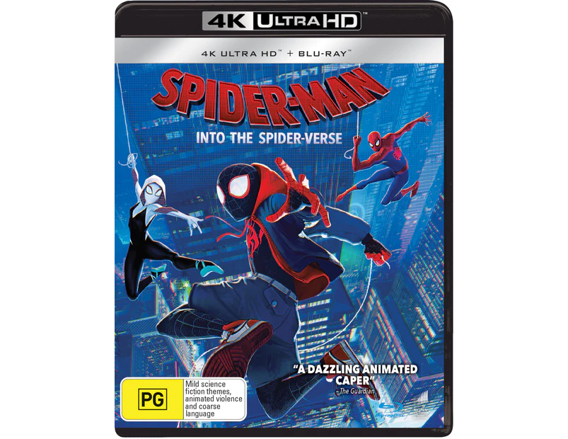 Spider Man Into the Spider verse 4K Ultra HD Blu-ray UHD Region B