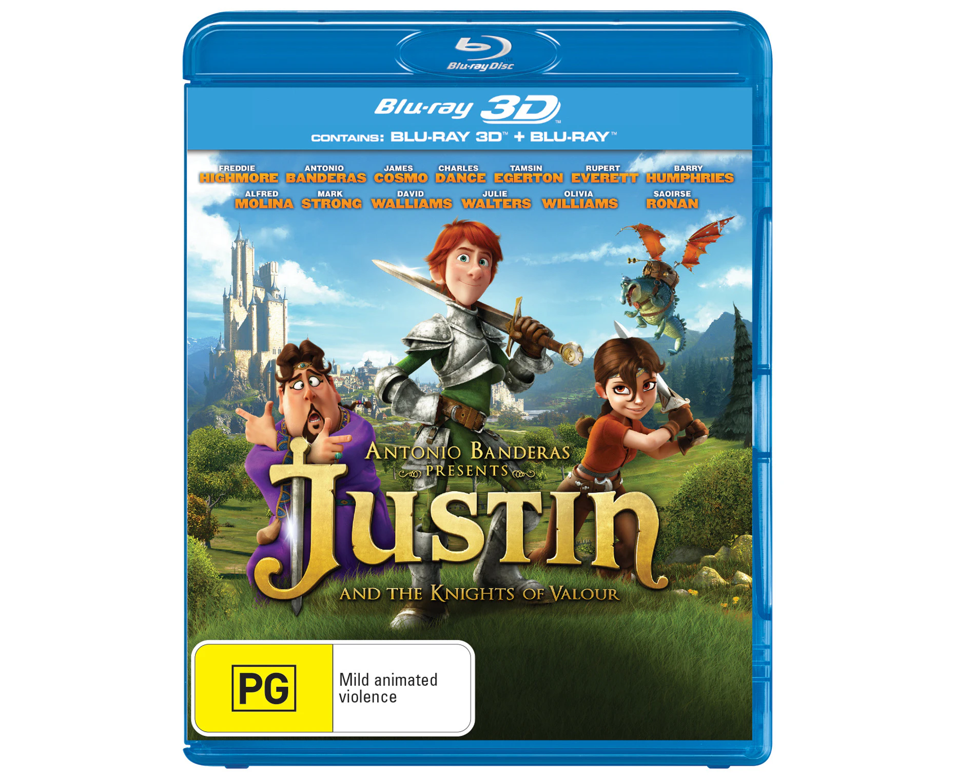 Justin and the Knights of Valour - Rare Blu-Ray Aus Stock New Region 4