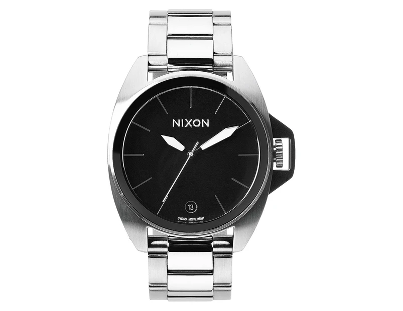 Nixon Men's 43mm Anthem Stainless Steel Watch - Black/Silver
