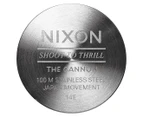 Nixon Men's 40mm Cannon Stainless Steel Watch - Gunmetal/Deep Burgundy