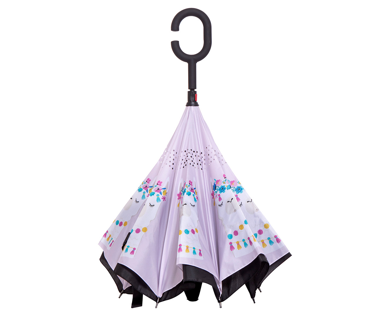 All4Ella Inside Out Umbrella - Llama/Black | Catch.co.nz