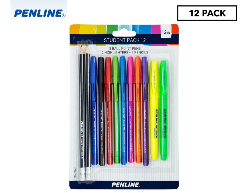 Penline Student 12-Pack - Multi
