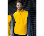 Result Mens Active Anti Pilling Fleece Bodywarmer Jacket (Yellow) - BC923