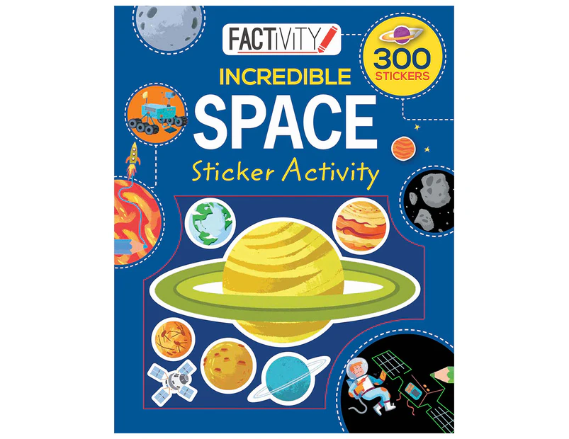 Factivity Incredible Space Balloon Sticker & Activity Book