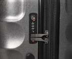 Antler 3-Piece Juno Metallic DLX Hardcase Luggage/Suitcase Set - Charcoal