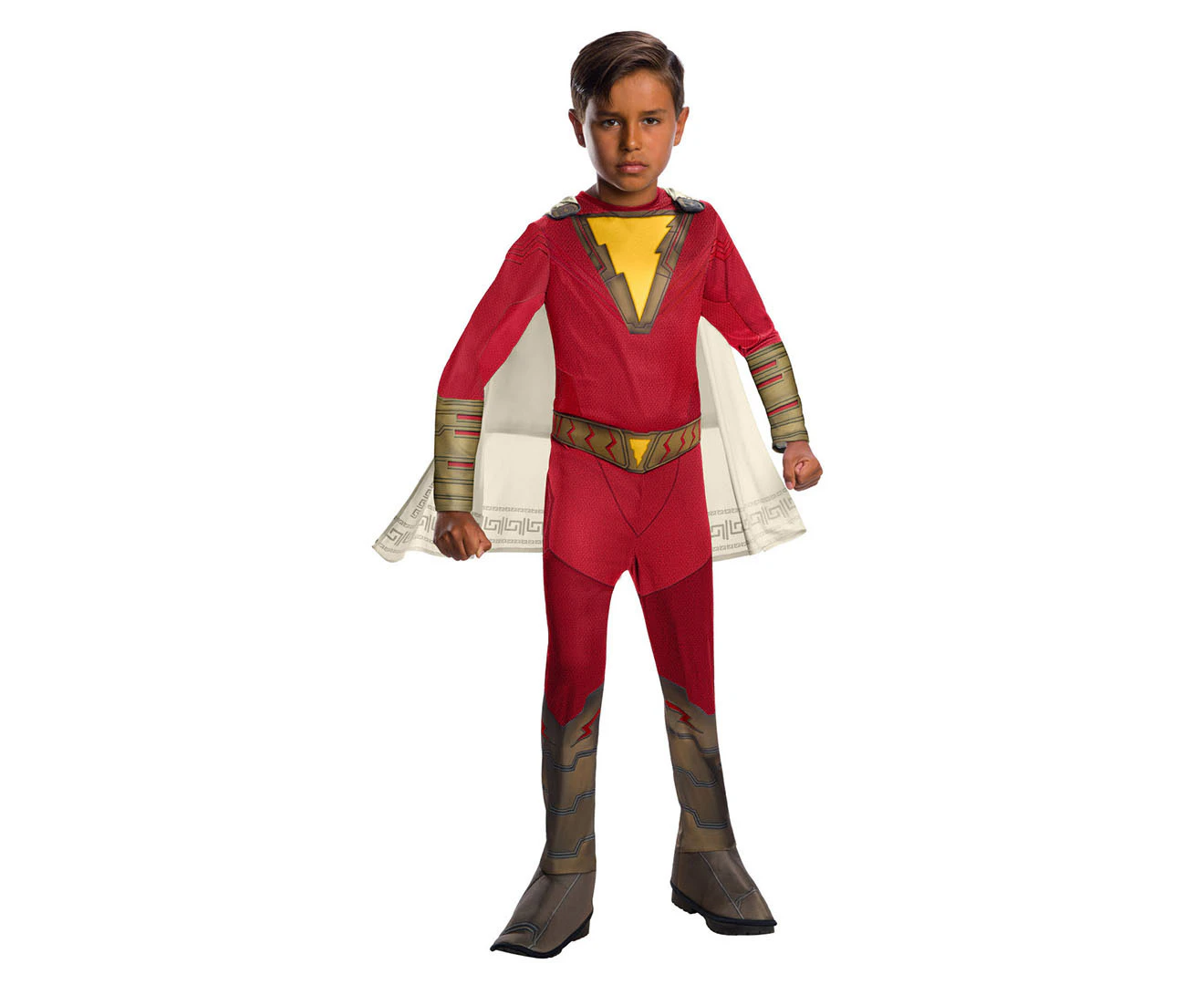 DC Comics Shazam! Boys' Classic Costume - Red/Yellow