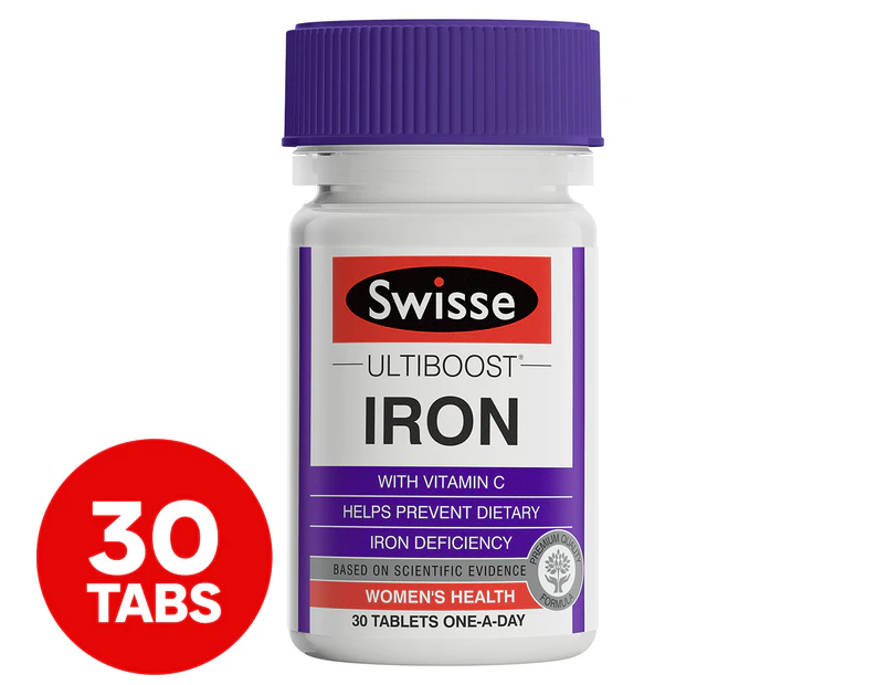 Swisse Utiboost Women's Iron 30 Tabs