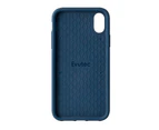 Evutec iPhone X / XS Northill Case with AFIX+ Magnetic Car Mount - Blue/Saddle