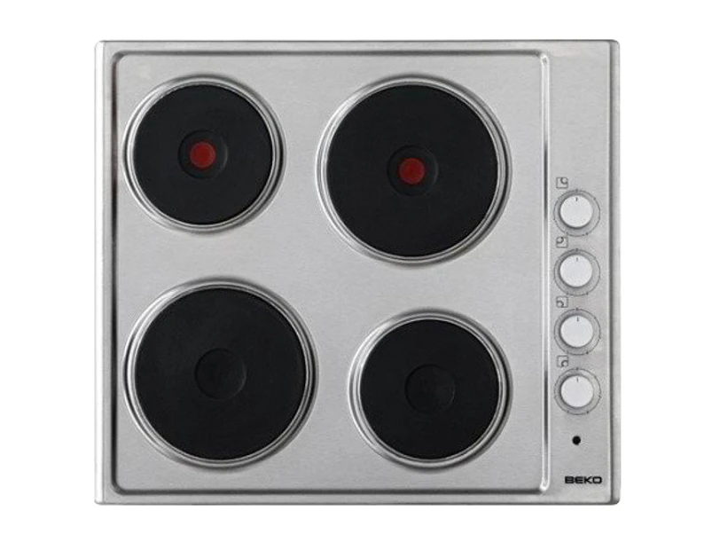 Beko 60cm Electric Solid Cooktop - HIZE64102X