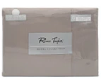 Renee Taylor 1500TC Pure Soft Cotton Blend Queen Bed Sheet Set - Stone