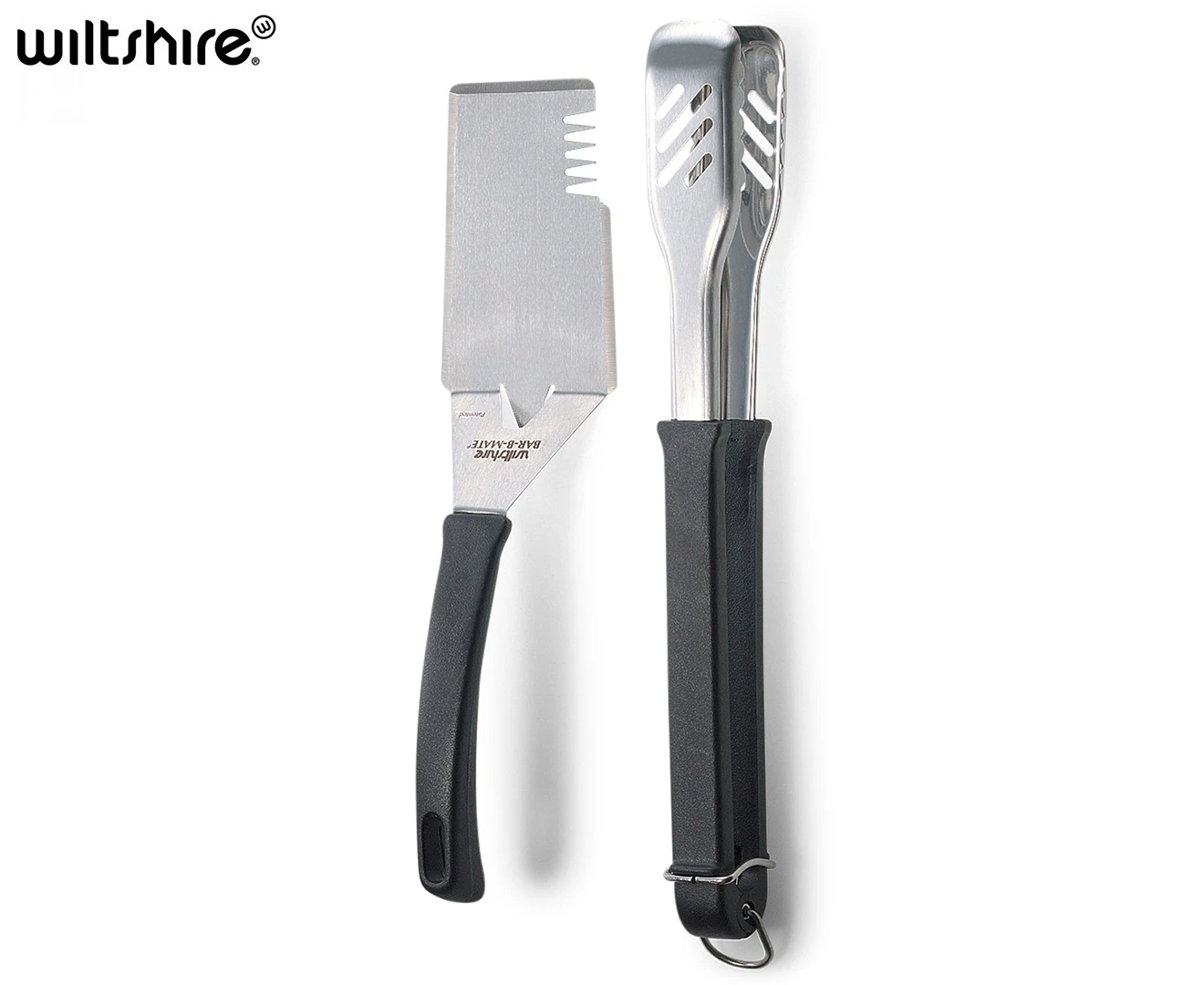 Wiltshire Bar-B Mate and Bar-B Tongs Barbeque Cooking Utensil Tools Duo Pack