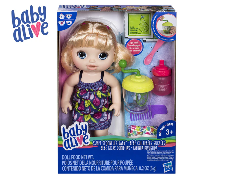 Baby Alive Sweet Spoonfuls Baby Girl Doll