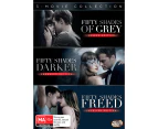Fifty Shades 3 Movie Collection Box Set DVD Region 4