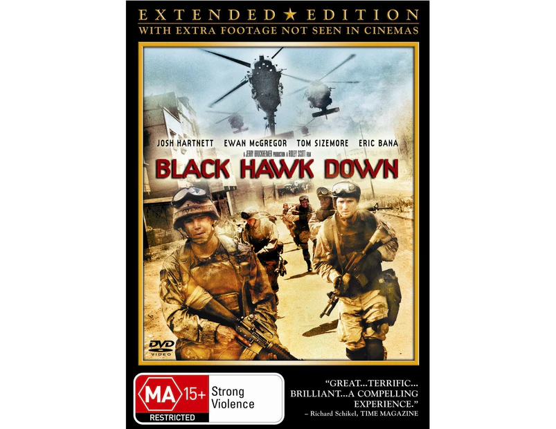 Black Hawk Down DVD Region 4