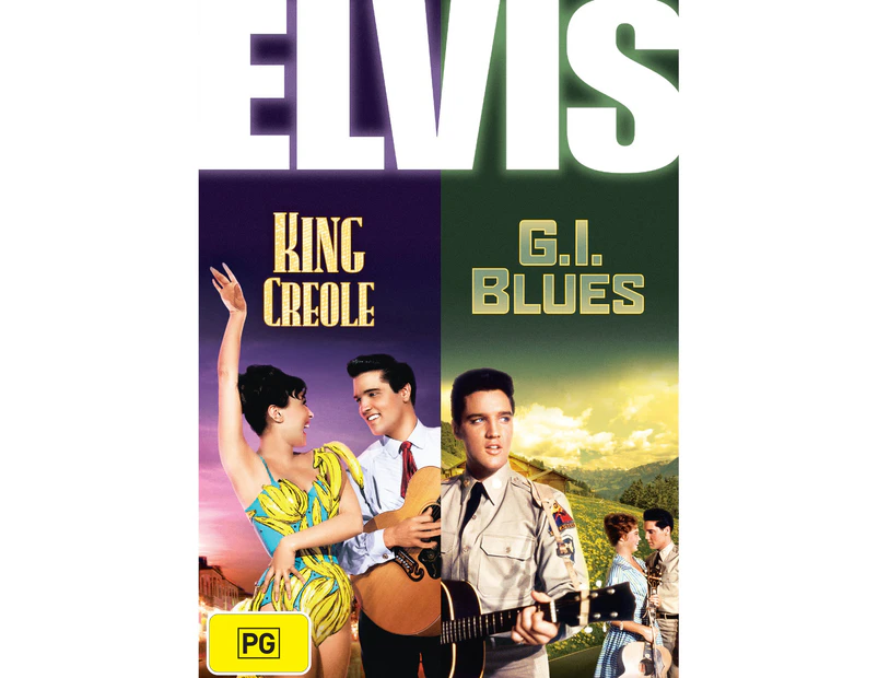 Elvis King Creole / GI Blues DVD Region 4