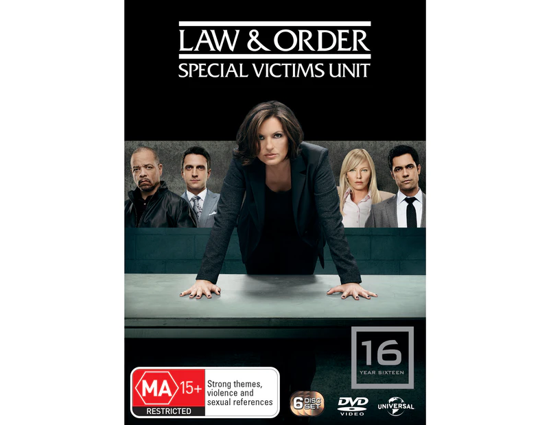 Law and Order Special Victims Unit Season 16 DVD Region 4