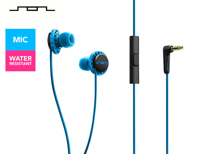 Sol Republic Relay Sport In-Ear MFI Headphones - Blue