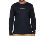 Nautica Men's Competition Cooling Long Sleeve Tee / T-Shirt / Tshirt - Navy