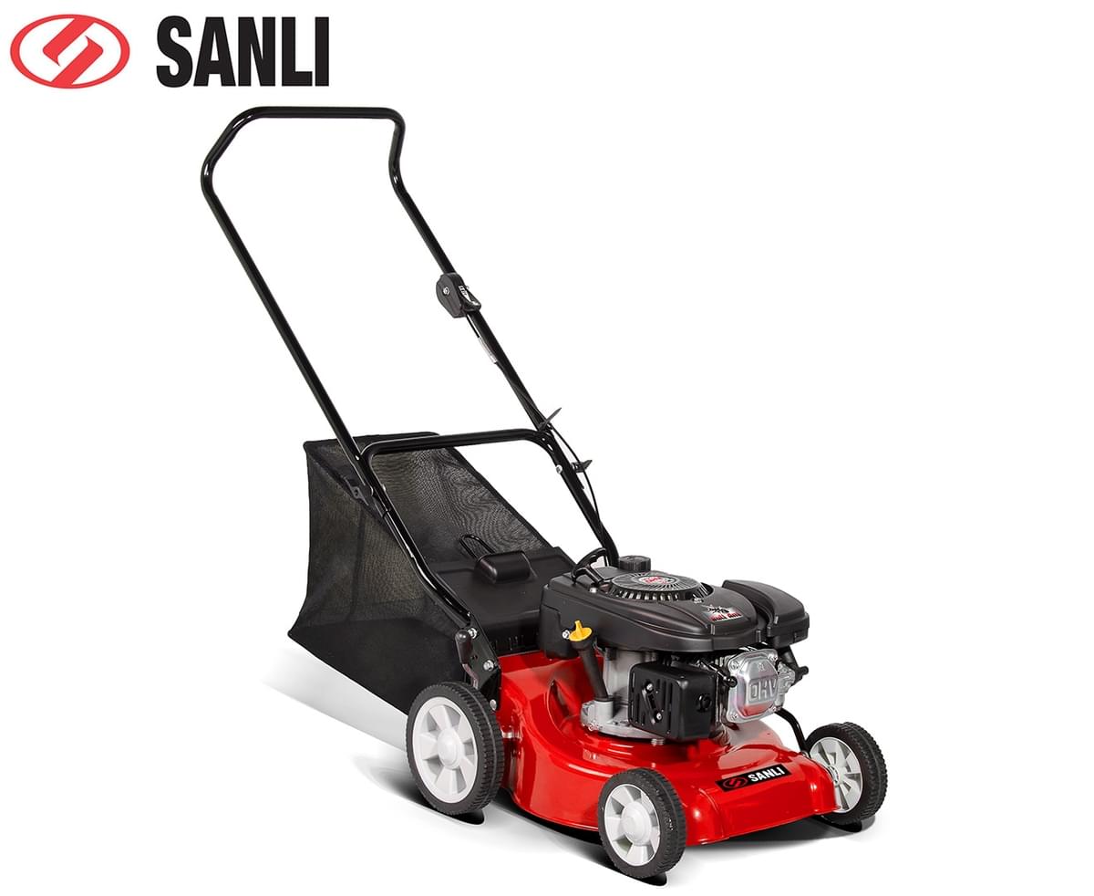 Sanli 16-Inch Bull Ant Cut & Catch Lawn Mower