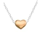 Rose-Gold Plated Heart Necklace 1
