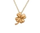 Rose-Gold Shamrock Necklace 1