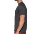 Tahari Sport Men's Great Run Jersey Tee / T-Shirt / Tshirt - Black Melange
