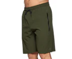 2(X)IST Men's Stretch Trainer Woven Shorts - Olive