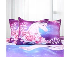 Unicorn Double/Queen/King - Quilt Cover Set, girls