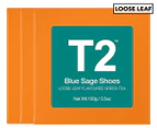 3 x T2 Loose Leaf Gift Cube Blue Sage Shoes 100g