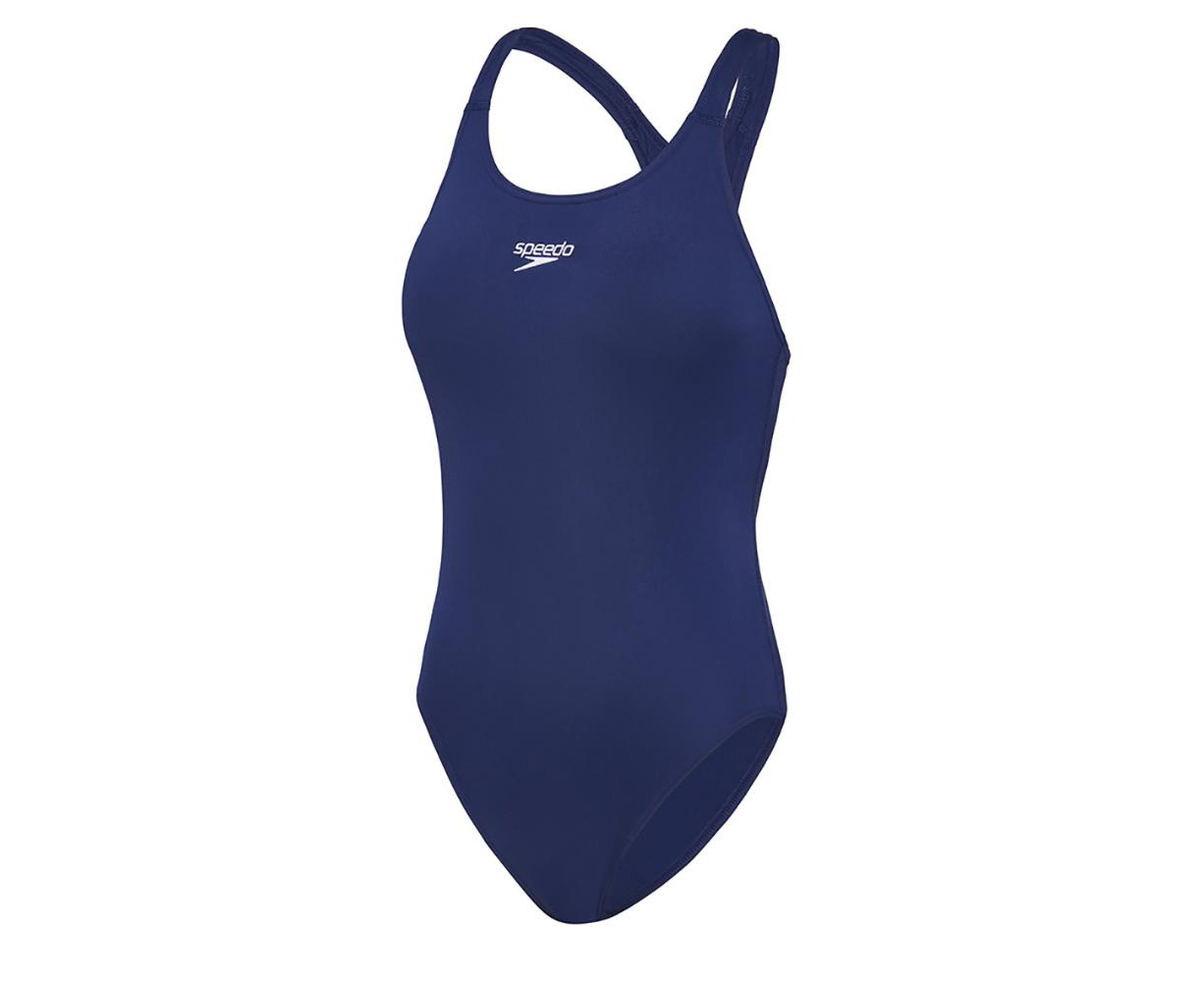 Speedo Womens Endurance Medalist One Piece Swimsuit Navy Catch