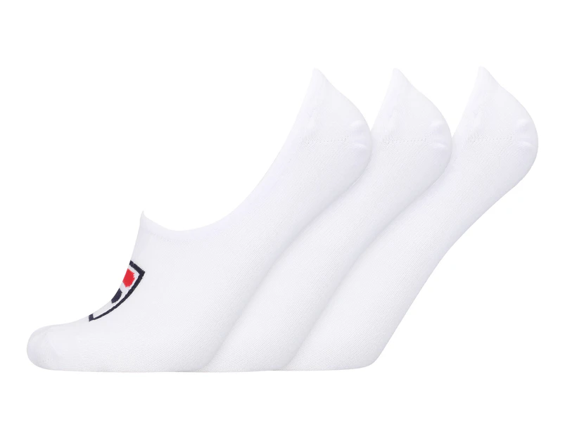 Fila Men's Heritage No Show Socks 3-Pack - White