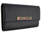 Fossil Blake Large Flap Clutch w/ RFID Protection - Black