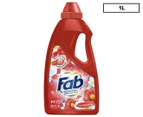 Fab Front & Top Loader Laundry Liquid Fresh Blossoms 1L