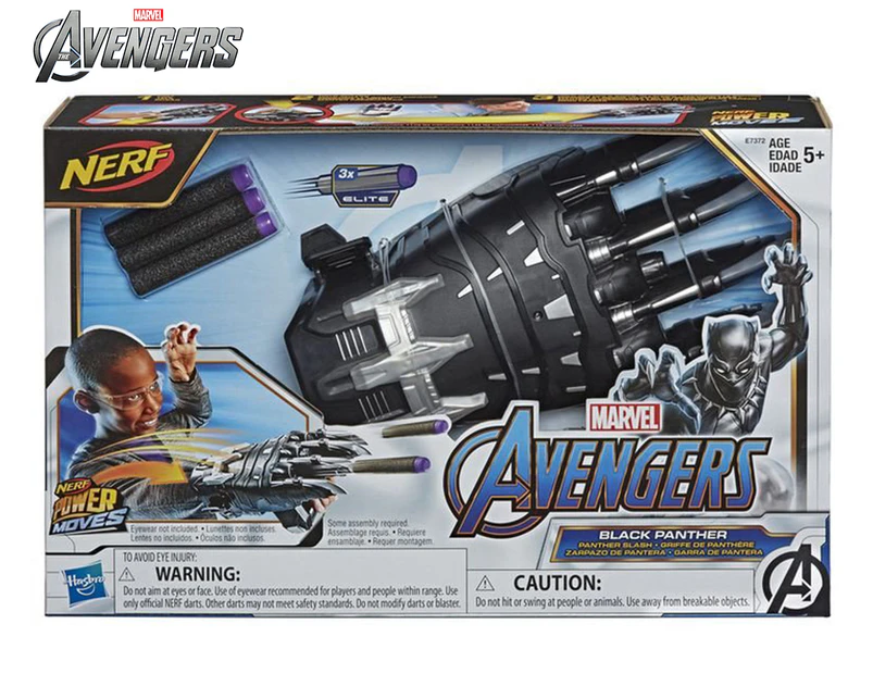 NERF Power Moves: Marvel Avengers Black Panther Roleplay Claw Toy